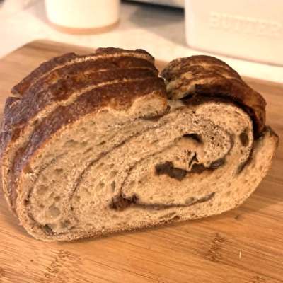 Cinnamon Raisin Sourdough Loaf