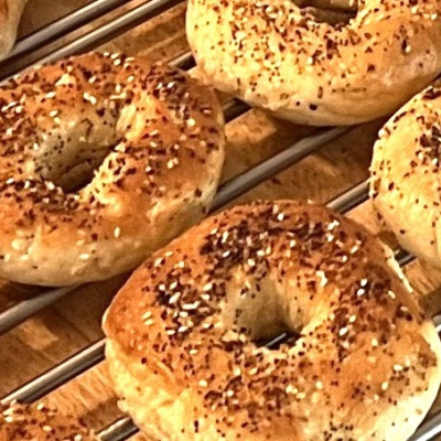 Sourdough Everything Bagels